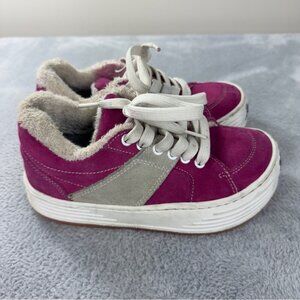 Palm Angels Snow Low Top Pink Suede Chunky Sneakers Women's Size 3 US/2 UK/36 EU